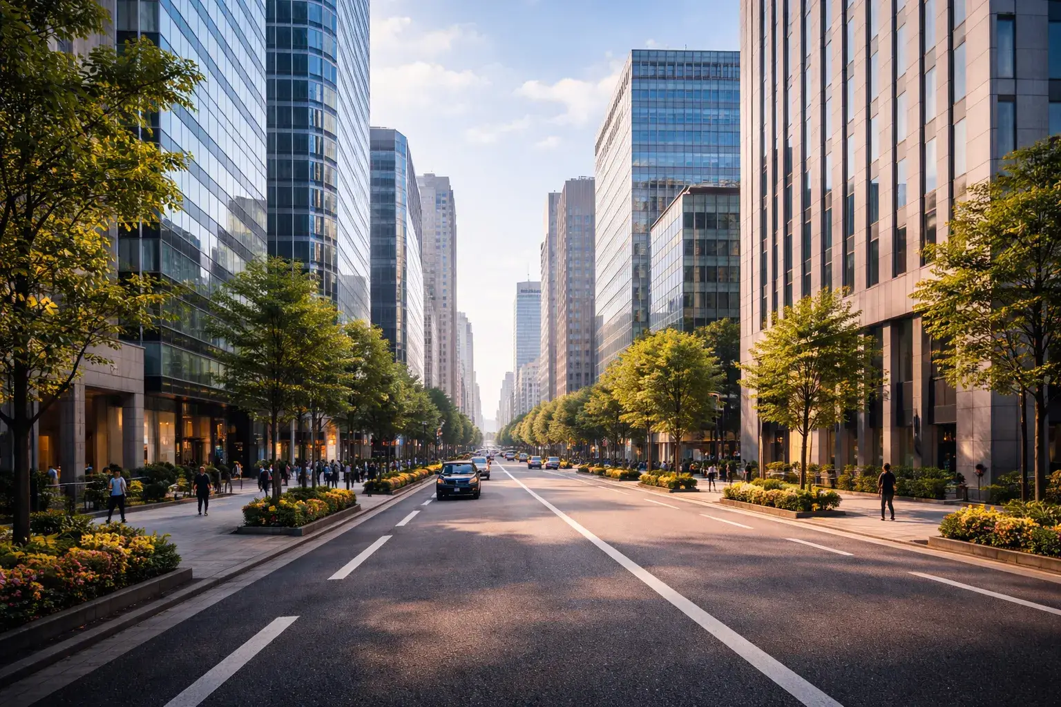 青山エリアの街並み