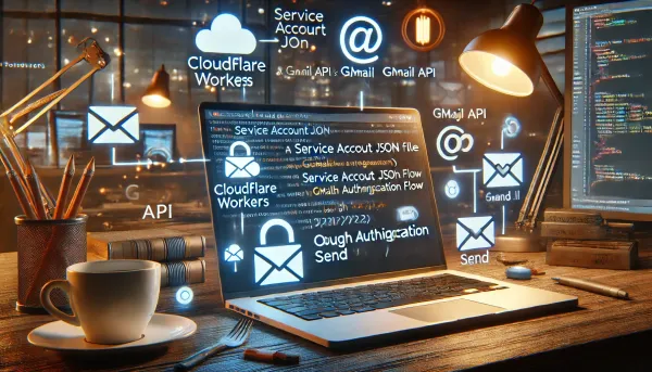 Cloudflare workersでGmailを使ってメール送信を実装する 実装編のサムネイル