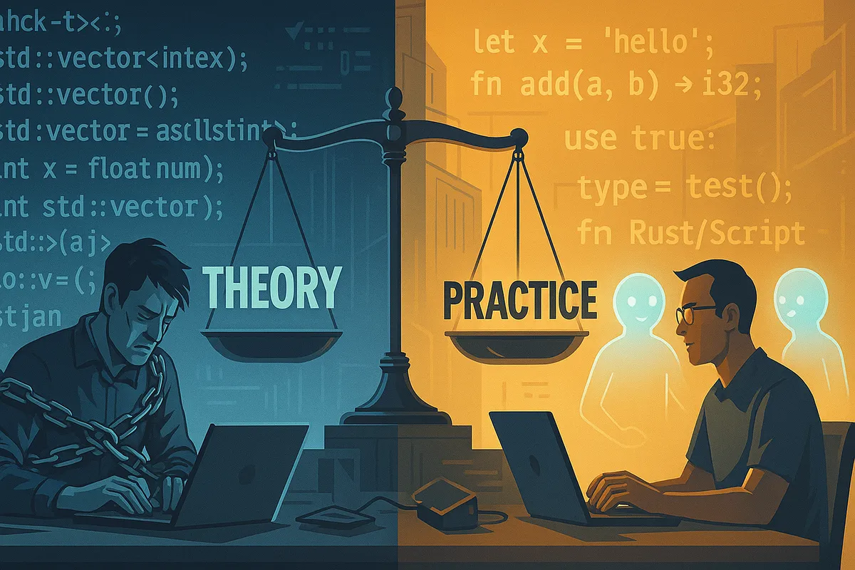 静的型付け言語における型宣言と型推論 - 理論と実践の間でのイメージ