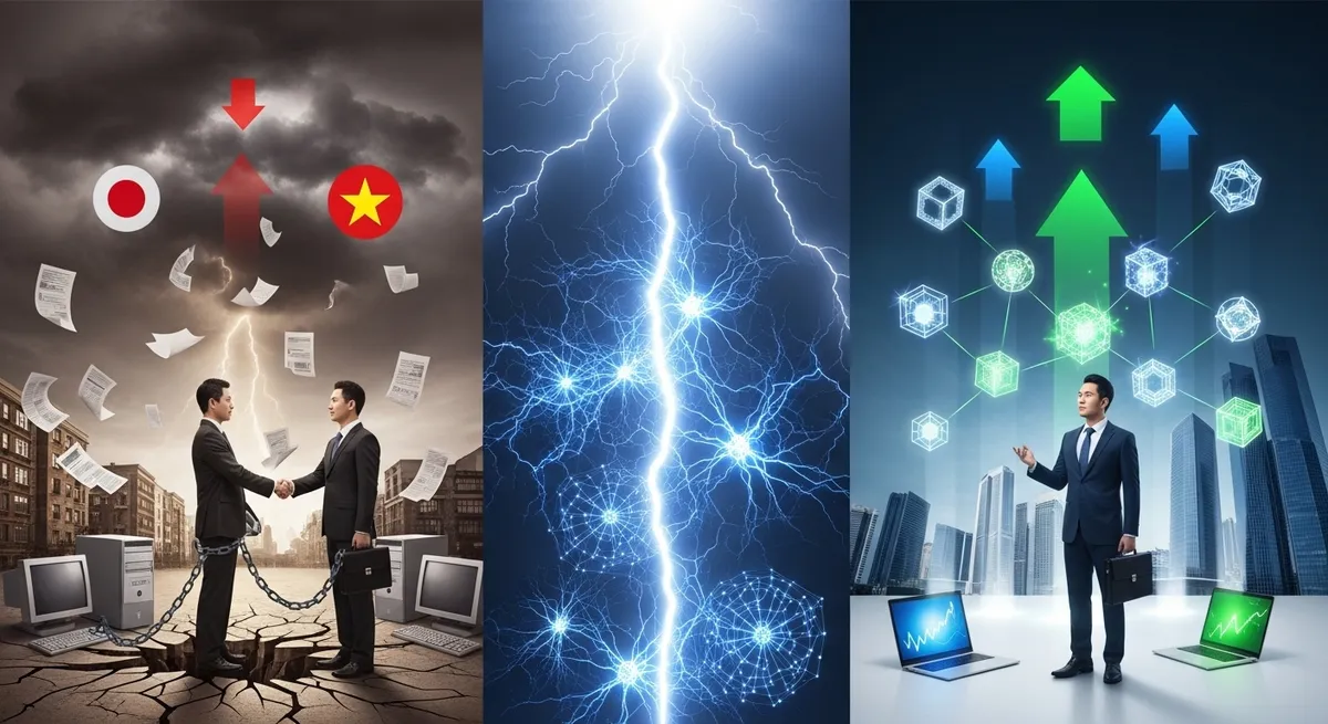 次の25年に向けて - 新しい開発モデルとベトナム人材の可能性のイメージ