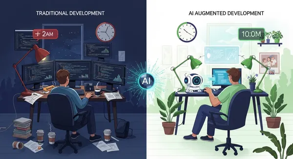 AI拡張型開発の真実 - 10倍速の神話を超えてのサムネイル